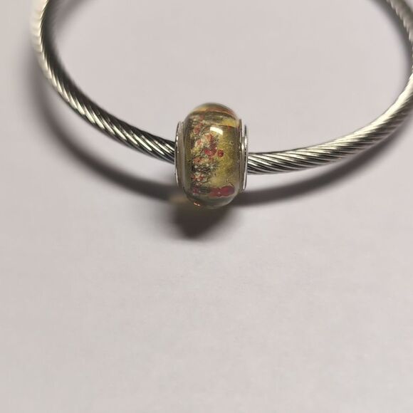 Silver Christmas Charm for Pandora Style Bracelet - Picture 2 of 5